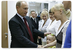 В.В. Путин встретился с посетителями первой общественной приемной партии «Единая Россия»