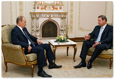Prime Minister Vladimir Putin met with Belarusian Prime Minister Sergei Sidorsky