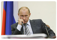 Vladimir Putin held the meeting of the Russian Government|18 august, 2008|22:00