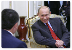 Prime Minister Vladimir Putin met with King Abdullah bin al-Hussein of Jordan