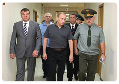 Prime Minister Vladimir Putin visited two Air Force pilots who were downed during the peace enforcement operation in Georgia, and who are now staying at hospitals in Moscow|23 august, 2008|18:30