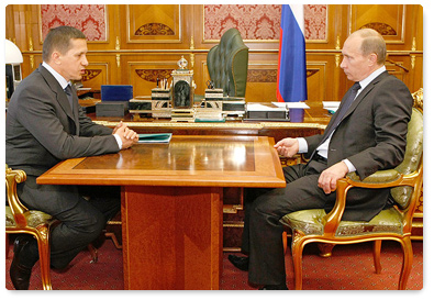 Prime Minister Vladimir Putin had a working meeting with Minister of Natural Resources and Ecology Yury Trutnev