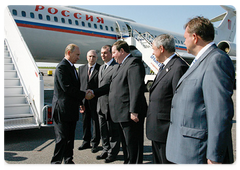 В.В. Путин, находящийся с рабочей поездкой в Северо-Западном федеральном округе, побывал на производственном объединении Севмаш|11 июля, 2008|17:30