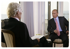 The interview of the Russian Prime Minister Vladimir Putin to the German ARD TV channel|29 august, 2008|20:00