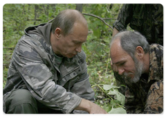 Председатель Правительства Российской Федерации В.В.Путин посетил Уссурийский заповедник|1 сентября, 2008|08:00