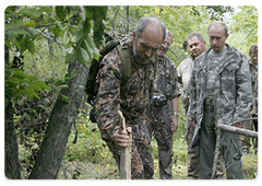 Председатель Правительства Российской Федерации В.В.Путин посетил Уссурийский заповедник|1 сентября, 2008|08:00