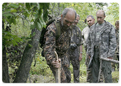 Prime Minister Vladimir Putin visited the Ussuri Nature Reserve|1 september, 2008|08:00