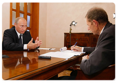 Russian Prime Minister Vladimir Putin was interviewed by the French newspaper Le Figaro|13 september, 2008|09:00