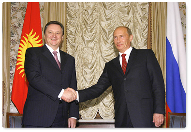 Prime Minister Vladimir Putin met with Kyrgyz Prime Minister Igor Chudinov