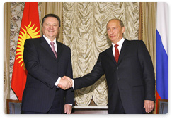 Prime Minister Vladimir Putin met with Kyrgyz Prime Minister Igor Chudinov