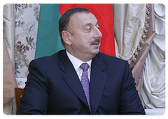 Prime Minister Vladimir Putin met with President of Azerbaijan Ilham Aliev|16 september, 2008|21:30