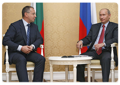 Russian Prime Minister Vladimir Putin met with Bulgarian Prime Minister Sergei Stanishev|18 september, 2008|20:30