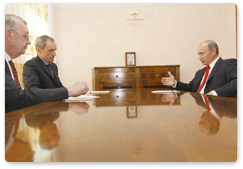 В.В.Путин провел встречу с Председателем Координационной комиссии МОК Жан-Клодом Килли
