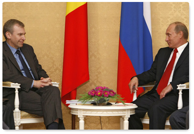 Prime Minister Vladimir Putin met his Belgian counterpart Yves Leterme in Sochi