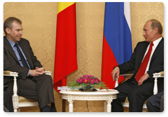 Prime Minister Vladimir Putin met his Belgian counterpart Yves Leterme in Sochi