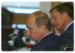 Председатель Правительства Российской Федерации В.В.Путин провел переговоры с премьер-министром Республики Узбекистан Ш.М.Мирзиёевым|2 сентября, 2008|11:00