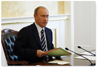 В.В.Путин провел заседание Президиума Совета при Президенте РФ по реализации приоритетных национальных проектов