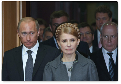 Prime Minister Vladimir Putin met with Ukrainian Prime Minister Yulia Tymoshenko in Minsk