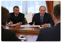 Russian, Bulgarian, Slovak and Moldovan Prime Ministers met at Vladimir Putin's Novo-Ogaryovo residence near Moscow