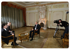 Russian Prime Minister Vladimir Putin’s interview with German Television’s Channel One ARD|14 january, 2009|19:00