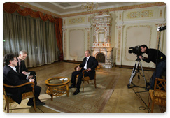Интервью В.В.Путина Первому каналу германского телевидения «АРД»