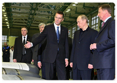 Prime Minister Vladimir Putin visited a plant of the Tactical Missile Weapons Corporation in the city of Korolev|15 january, 2009|17:00