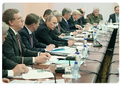 Prime Minister Vladimir Putin held a conference on measures of Government support for the military-industrial complex|15 january, 2009|18:00