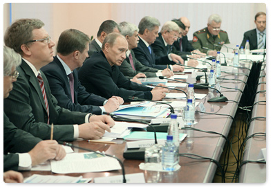 Prime Minister Vladimir Putin held a conference on measures of Government support for the military-industrial complex