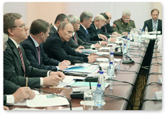 Prime Minister Vladimir Putin held a conference on measures of Government support for the military-industrial complex