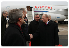 В.В.Путин прибыл с рабочим визитом в Федеративную Республику Германия|16 января, 2009|19:34