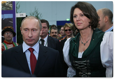 В.В.Путин посетил крупнейшую в Европе сельскохозяйственную выставку «Зеленая неделя-2009»