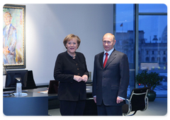 Prime Minister Vladimir Putin held talks with German Chancellor Angela Merkel|16 january, 2009|21:23
