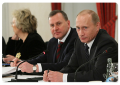 Vladimir Putin had a meeting with the chief editors of leading german media outlets|17 january, 2009|04:20
