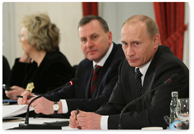 Председатель Правительства Российской Федерации В.В.Путин провел встречу с главными редакторами ведущих германских СМИ