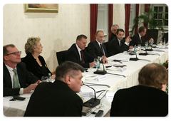 Встреча с главными редакторами ведущих германских СМИ|17 января, 2009|04:29