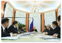 Prime Minister Vladimir Putin held a conference on economic issues