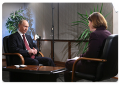 Vladimir Putin gave an interview to Bloomberg news agency|27 january, 2009|10:00