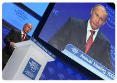 Выступление Председателя Правительства Российской Федерации В.В.Путина на открытии Всемирного экономического форума в г. Давос|28 января, 2009|21:00