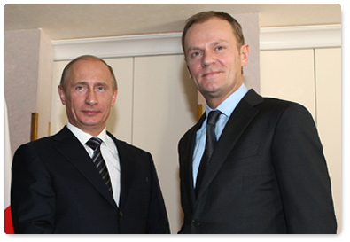 В.В.Путин  провел встречу с Премьер-министром Республики Польша Д.Туском