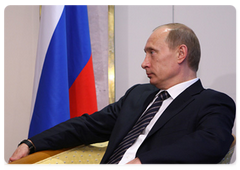 Председатель Правительства Российской Федерации В.В.Путин провел встречу с Президентом Армении С.Саргсяном|29 января, 2009|19:45
