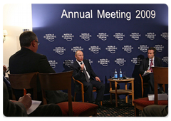 Председатель Правительства Российской Федерации В.В.Путин провел встречу с представителями Международного медиасовета|29 января, 2009|17:00