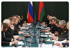 Prime Minister Vladimir Putin held talks with his Belarusian counterpart Sergei Sidorsky|30 january, 2009|15:00