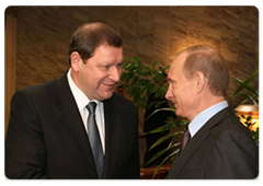 Prime Minister Vladimir Putin held talks with his Belarusian counterpart Sergei Sidorsky|30 january, 2009|15:00