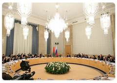 Russian Prime Minister Vladimir Putin attended a meeting of the Council of Ministers of the Union State|30 january, 2009|18:30