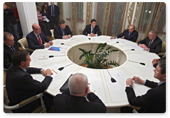 Vladimir Putin met with IOC Coordination Commission Chairman Jean-Claude Killy