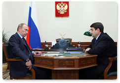 Prime Minister Vladimir Putin had a working meeting with Transport Minister Igor Levitin