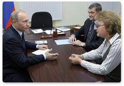 Prime Minister Vladimir Putin met with visitors to the Public Reception Office of the United Russia Party Chairman
