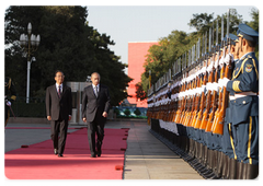 Prime Minister Vladimir Putin meeting with Chinese Prime Minister Wen Jiabao|13 october, 2009|14:15