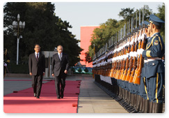 Prime Minister Vladimir Putin met with Chinese Prime Minister Wen Jiabao