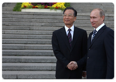 Prime Minister Vladimir Putin meeting with Chinese Prime Minister Wen Jiabao|13 october, 2009|14:23